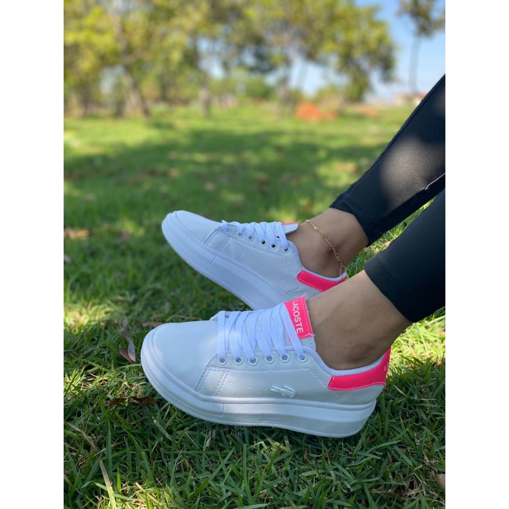 Lacoste F - Branco Pink
