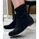 Coturno Strech Cano Curto - Preto (rasteiro)