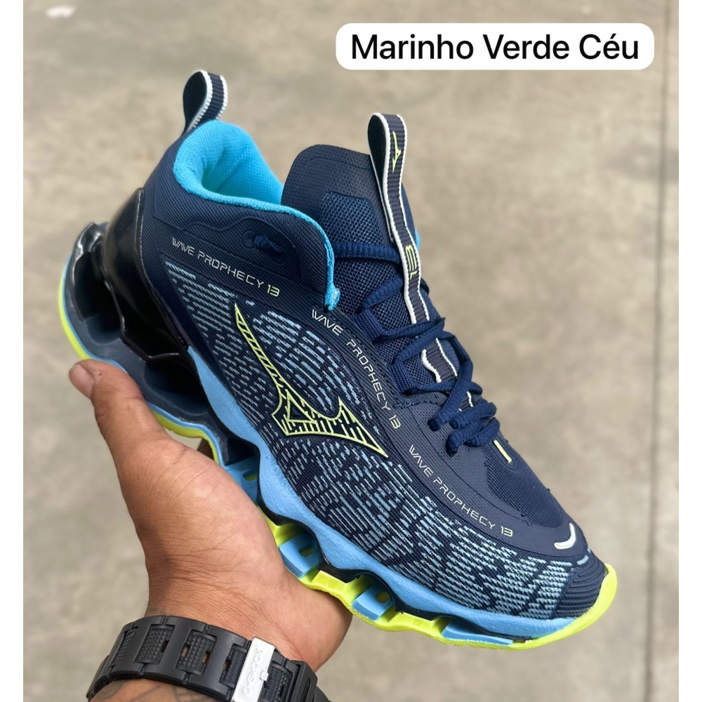 Mizuno Wave13 - Marinho Verde