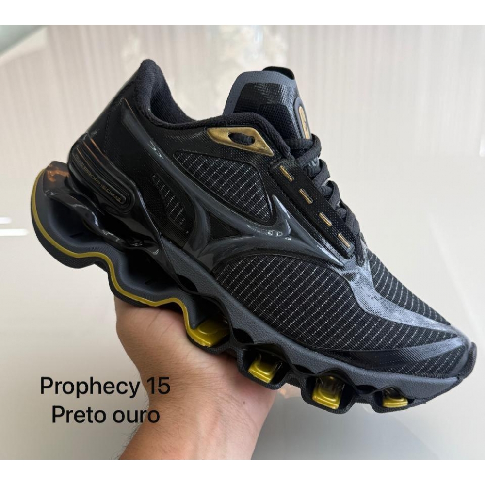 Mizuno Pro15 Tradicional - Preto ouro