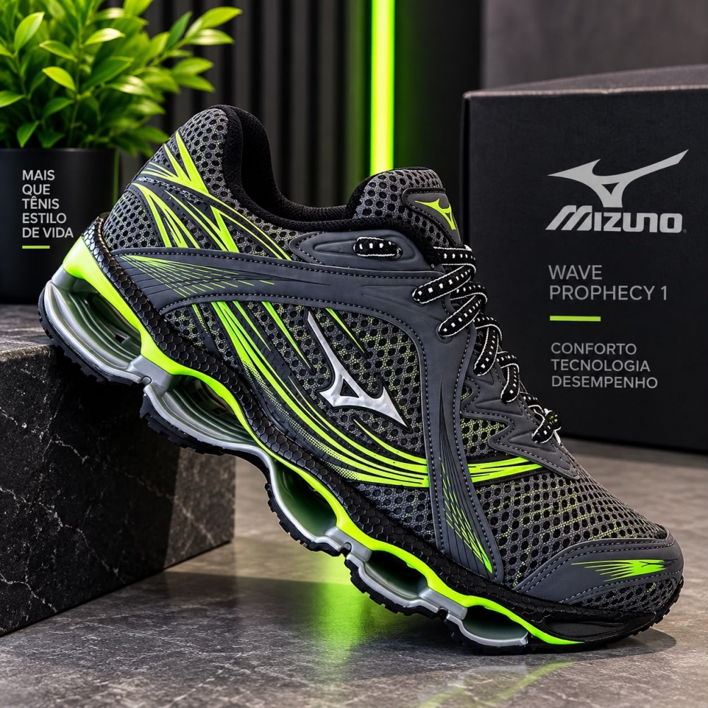 Mizuno Prophecy 1 - Grafite Verde