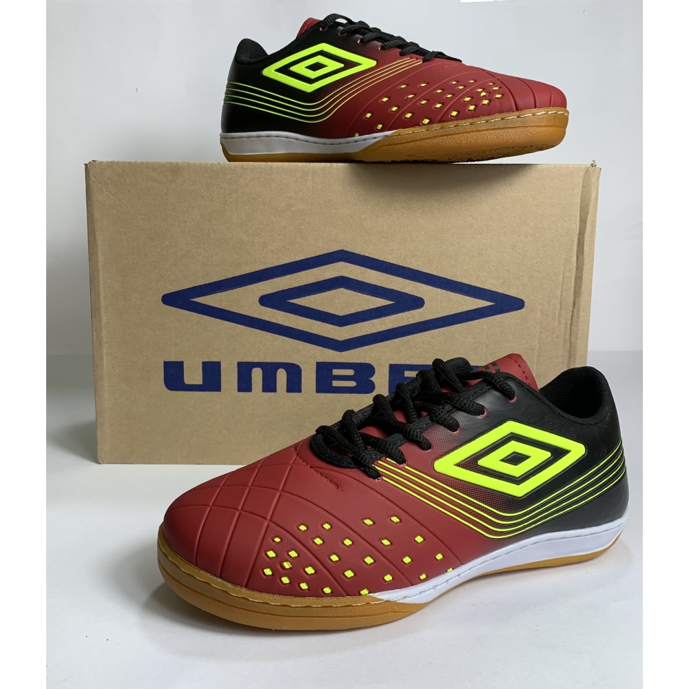 Chuteira Umbro Futsal - Vermelho Preto