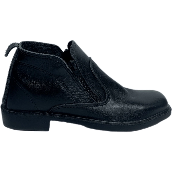 Botina zíper - Preto