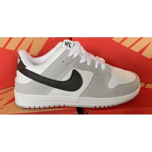 Dunk Infantil - Cinza Preto