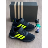 Adidas Infantil - Preto Limão