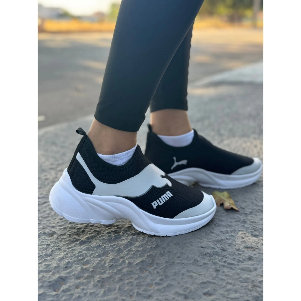 Puma Meia - Preto Branco