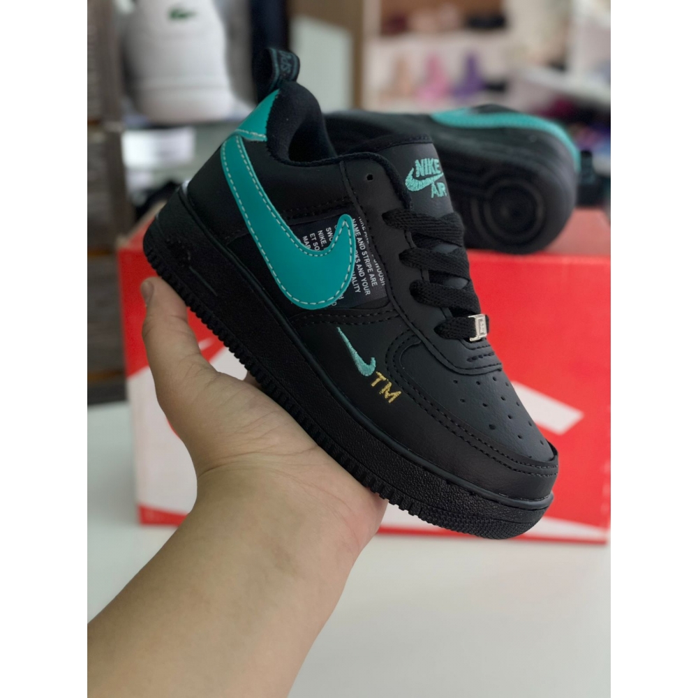 Air Force Infatil - Preto Ciano