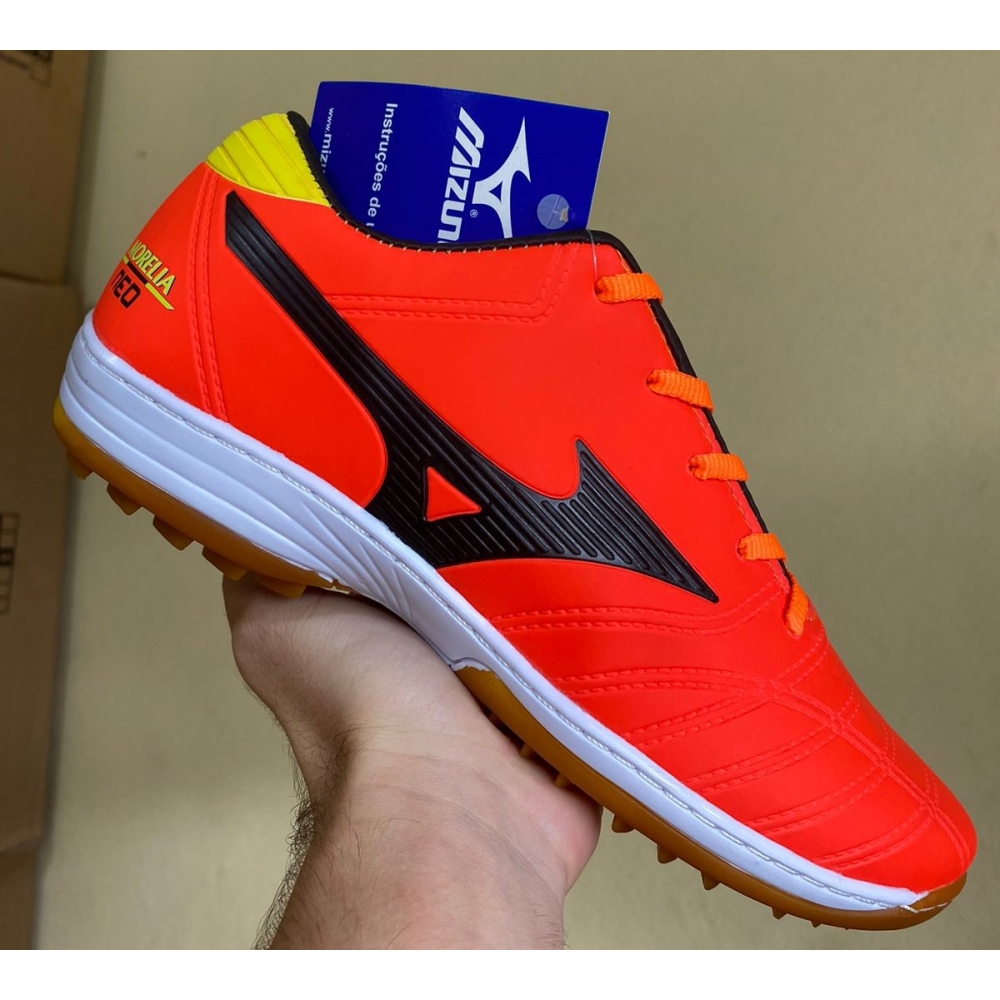 Chuteira Society Mizuno - Laranja