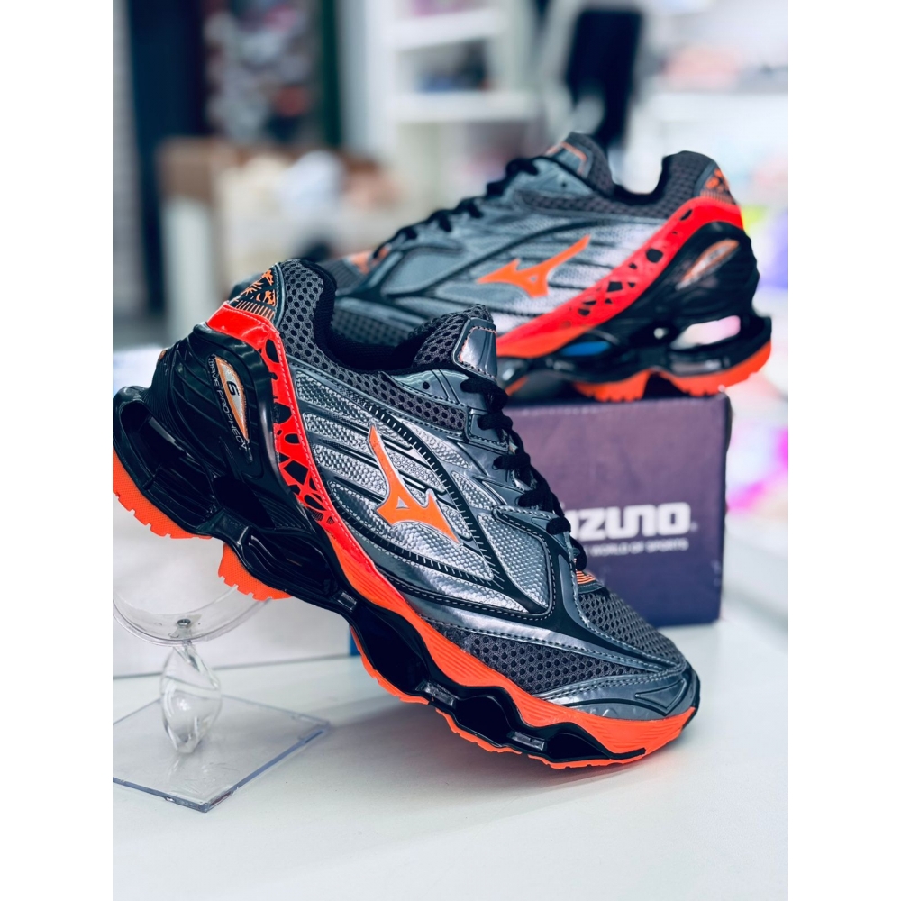 Mizuno Pro6 - Grafite Laranja