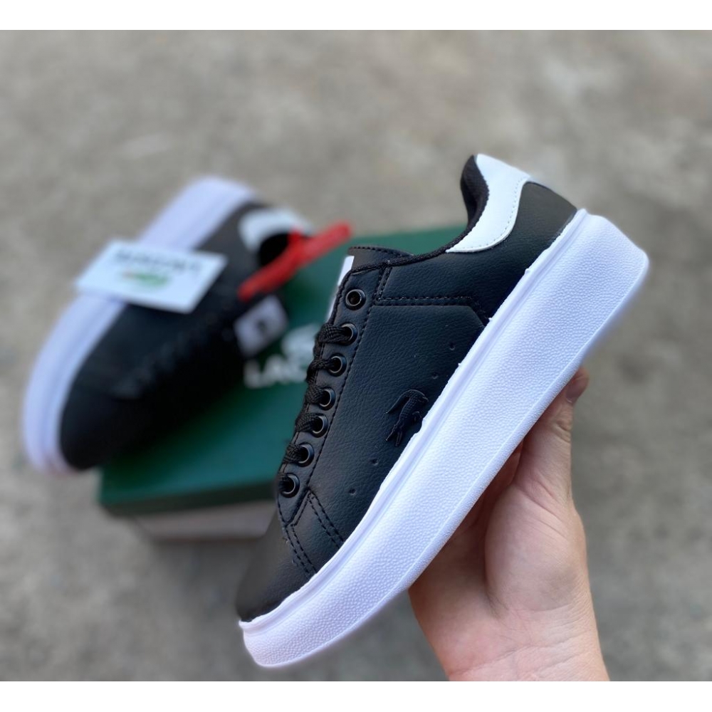 Lacoste F - Preto Branco