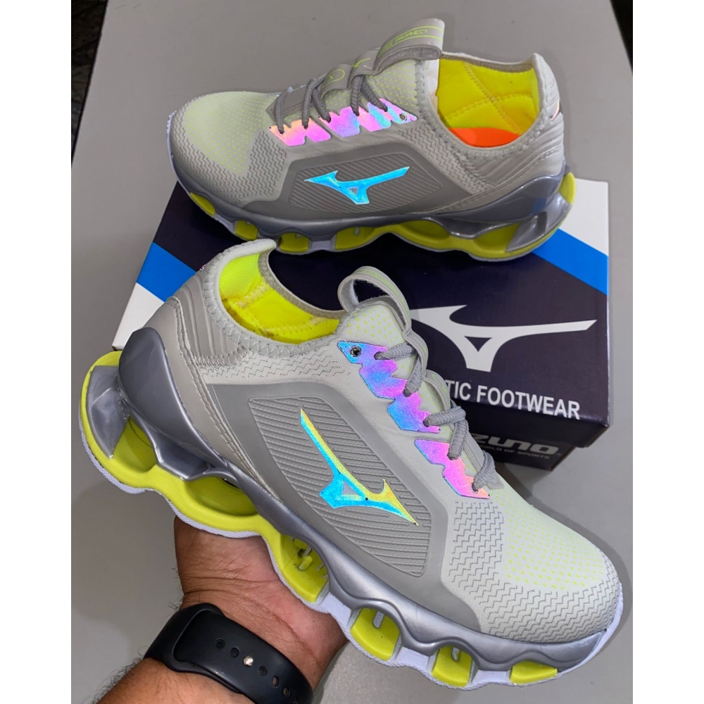 Mizuno Knit - Cinza Verde