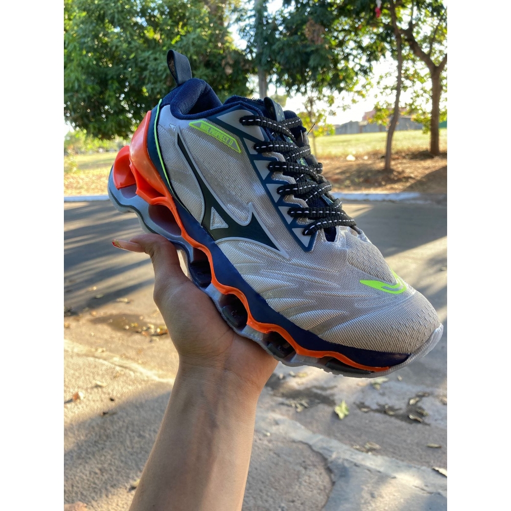 Mizuno Pro 11 - Cinza Laranja