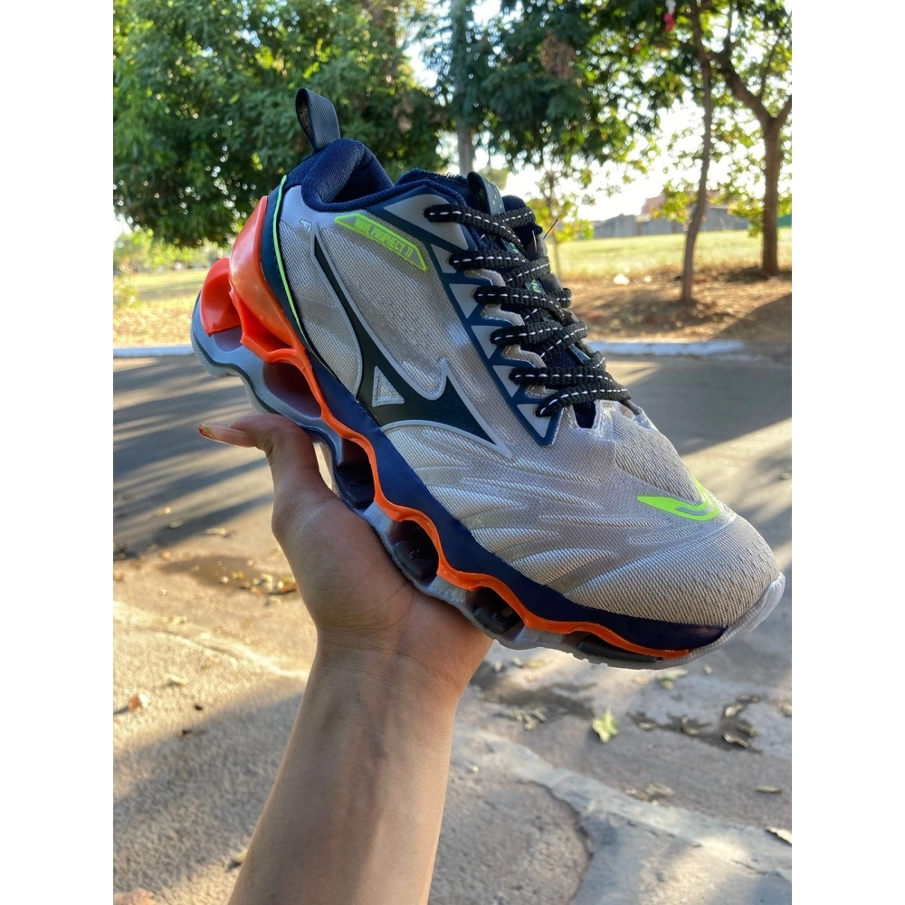 Mizuno Pro 11 - Cinza Laranja