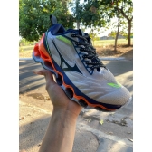 Mizuno Pro 11 - Cinza Laranja