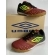 Chuteira Umbro Society - Preto Vermelho