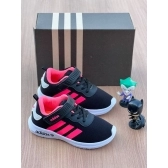 Adidas Infantil - Preto Rosa