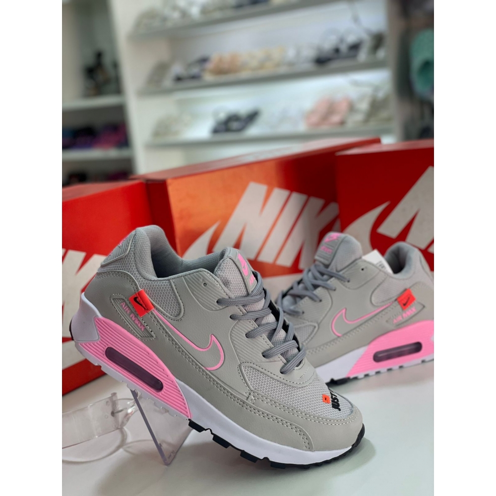 Air Max 90 Just do It - Cinza Rosa