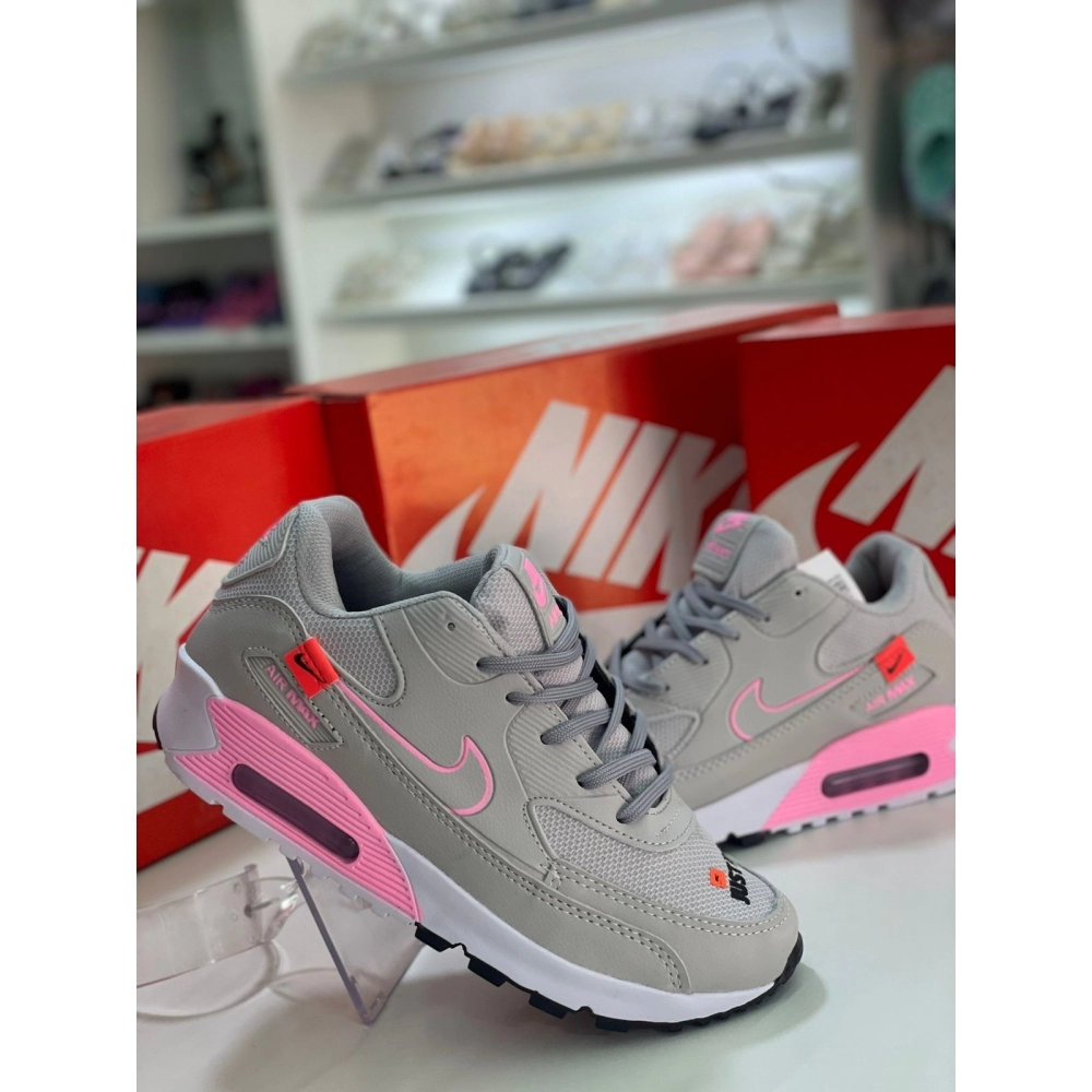 Air Max 90 - Cinza Rosa