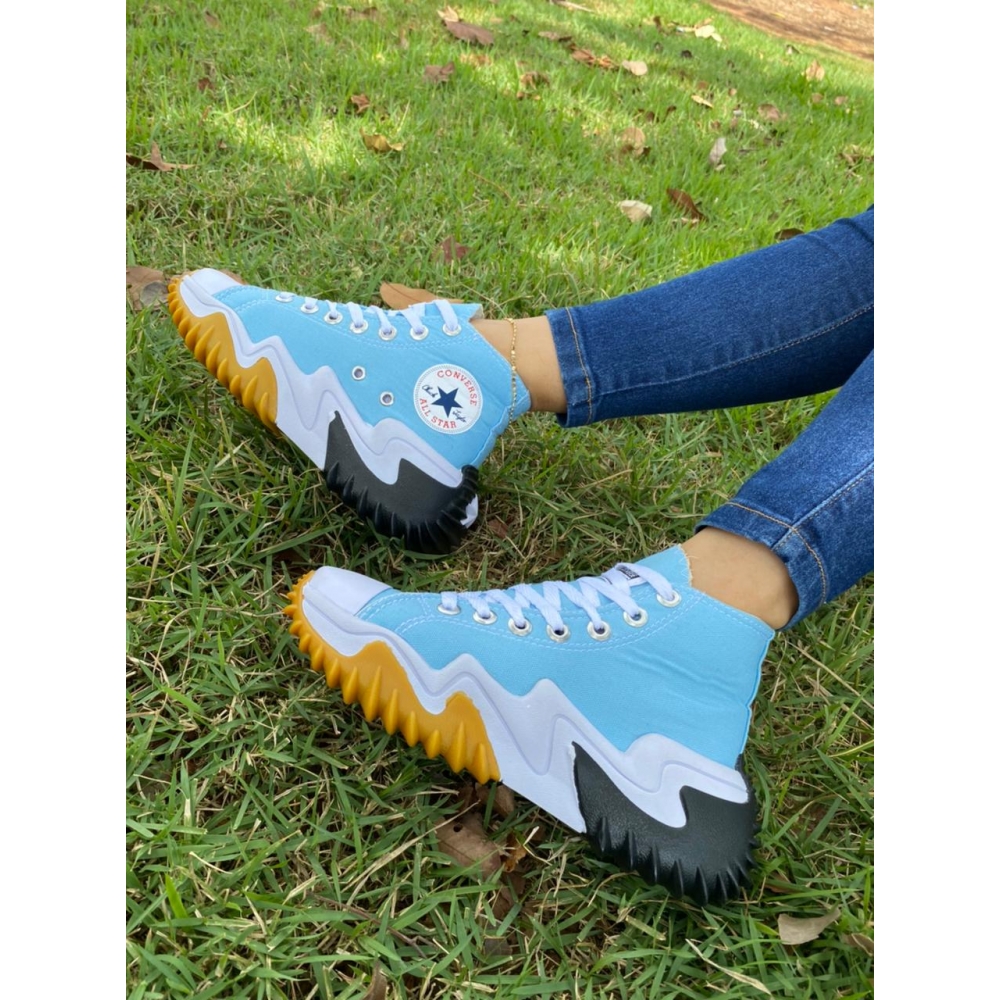 All Star Botinha Tratorado - Azul Bebê