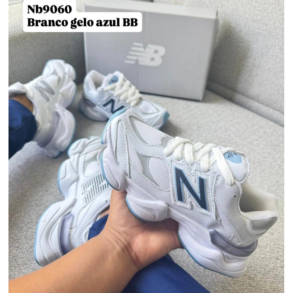 New Balance 9060 - Branco-Azul