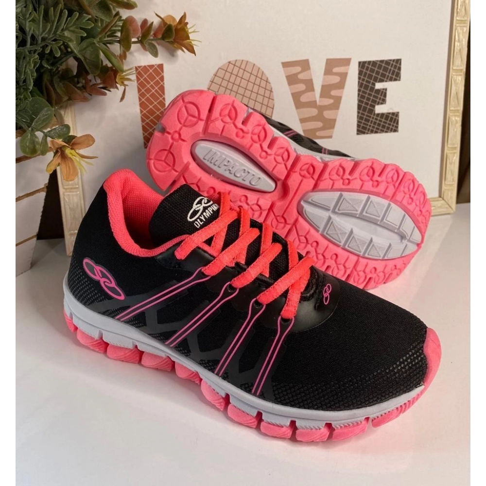 Olympikus Infantil - Preto Pink