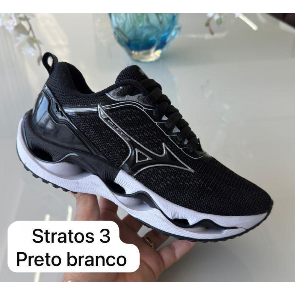 Mizuno Wave Stratos 3 - Preto