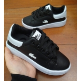 Lacoste Infantil - Preto Branco