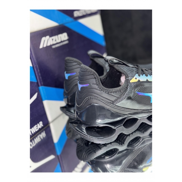 Mizuno Knit - Preto Camaleão