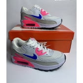 Air Max 90 - Branco Rosa Cinza