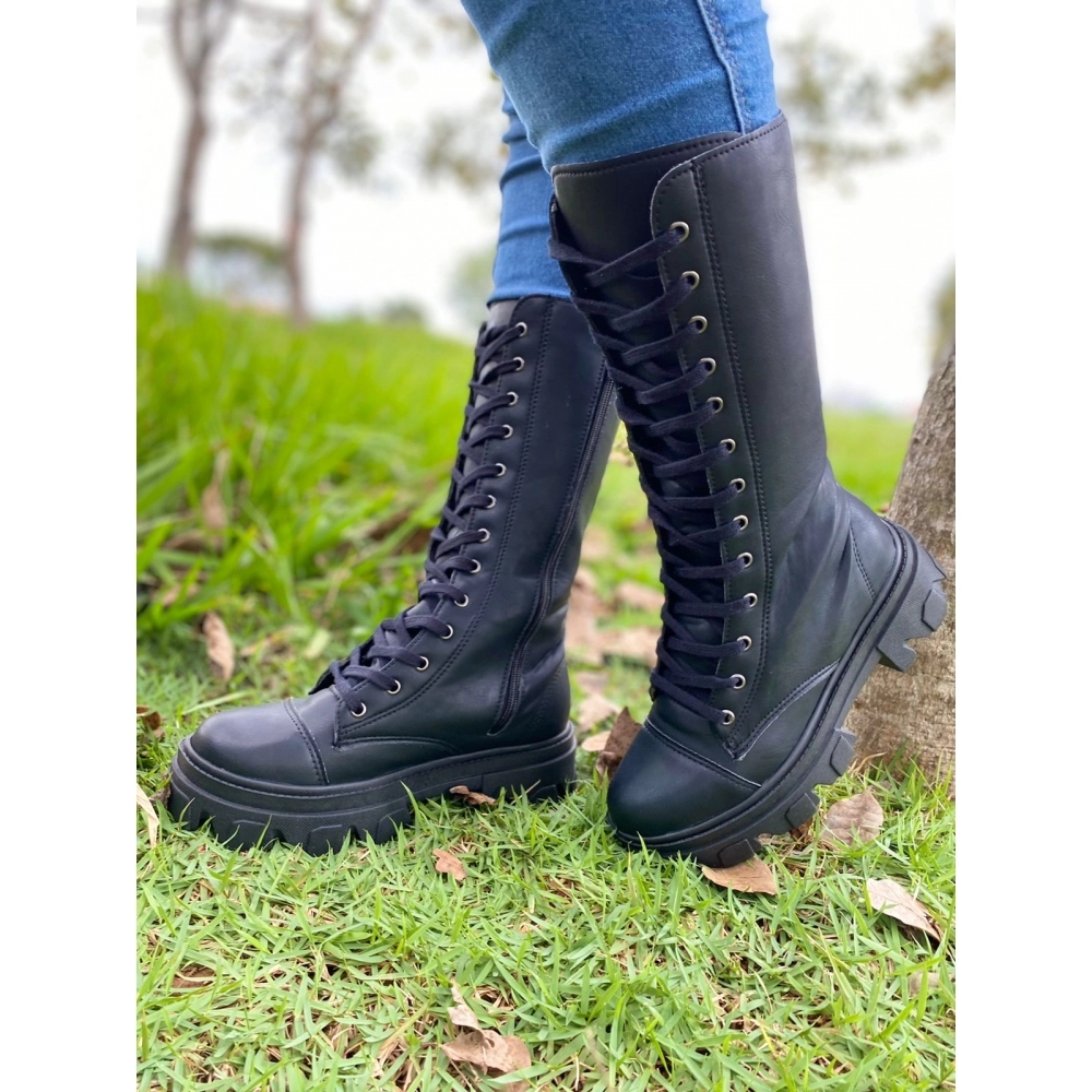 Bota Over - Preto(Tratorado-Salto)