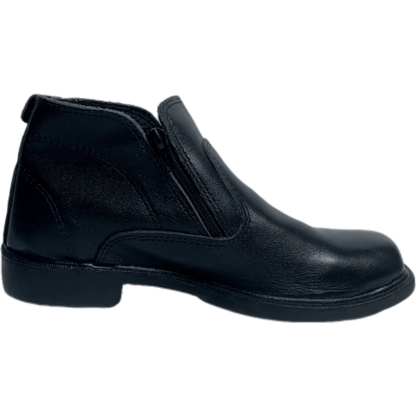 Botina zíper - Preto