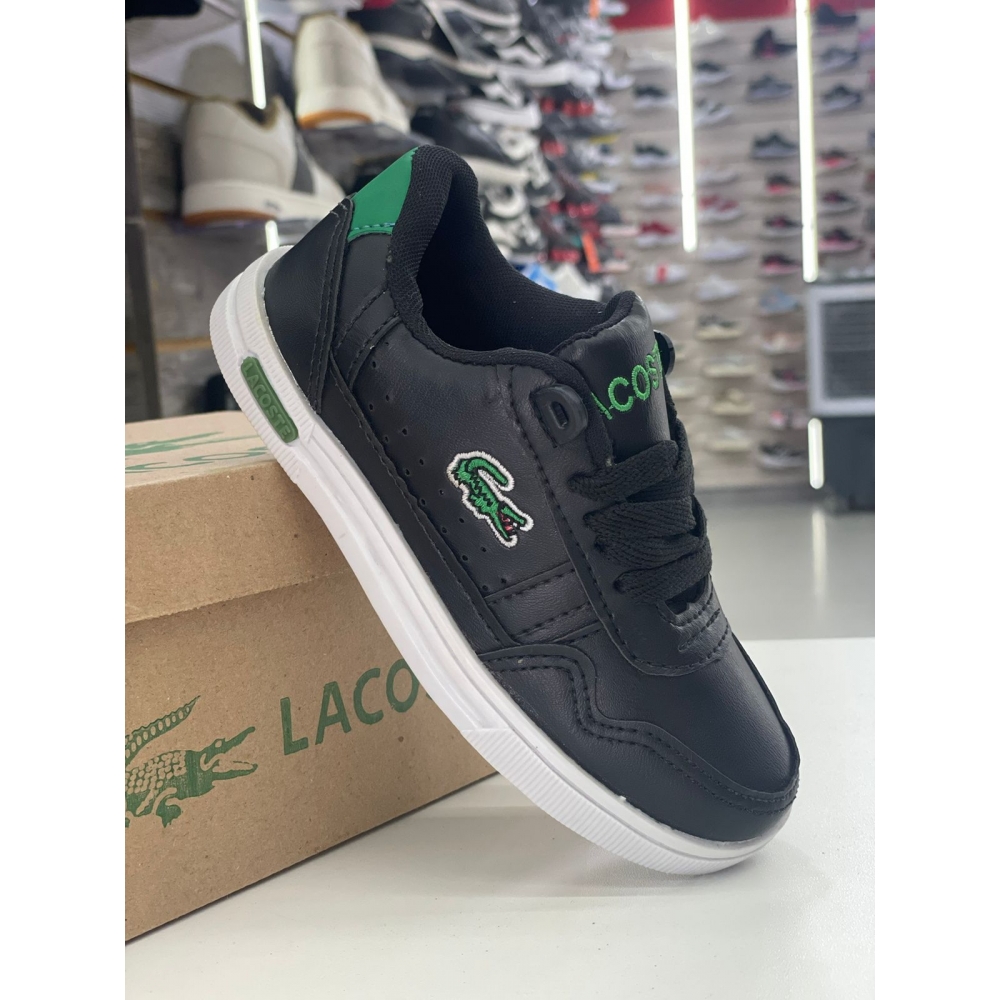 Lacoste Infantil - Preto Verde