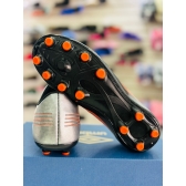 Chuteira Campo Umbro - Preto prata laranja