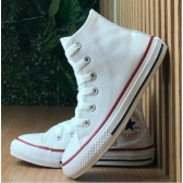 All Star Botinha - Branco L Vermelho