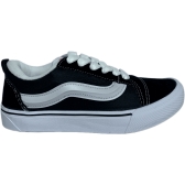 Vans KNU - Preto Branco-Tradicional