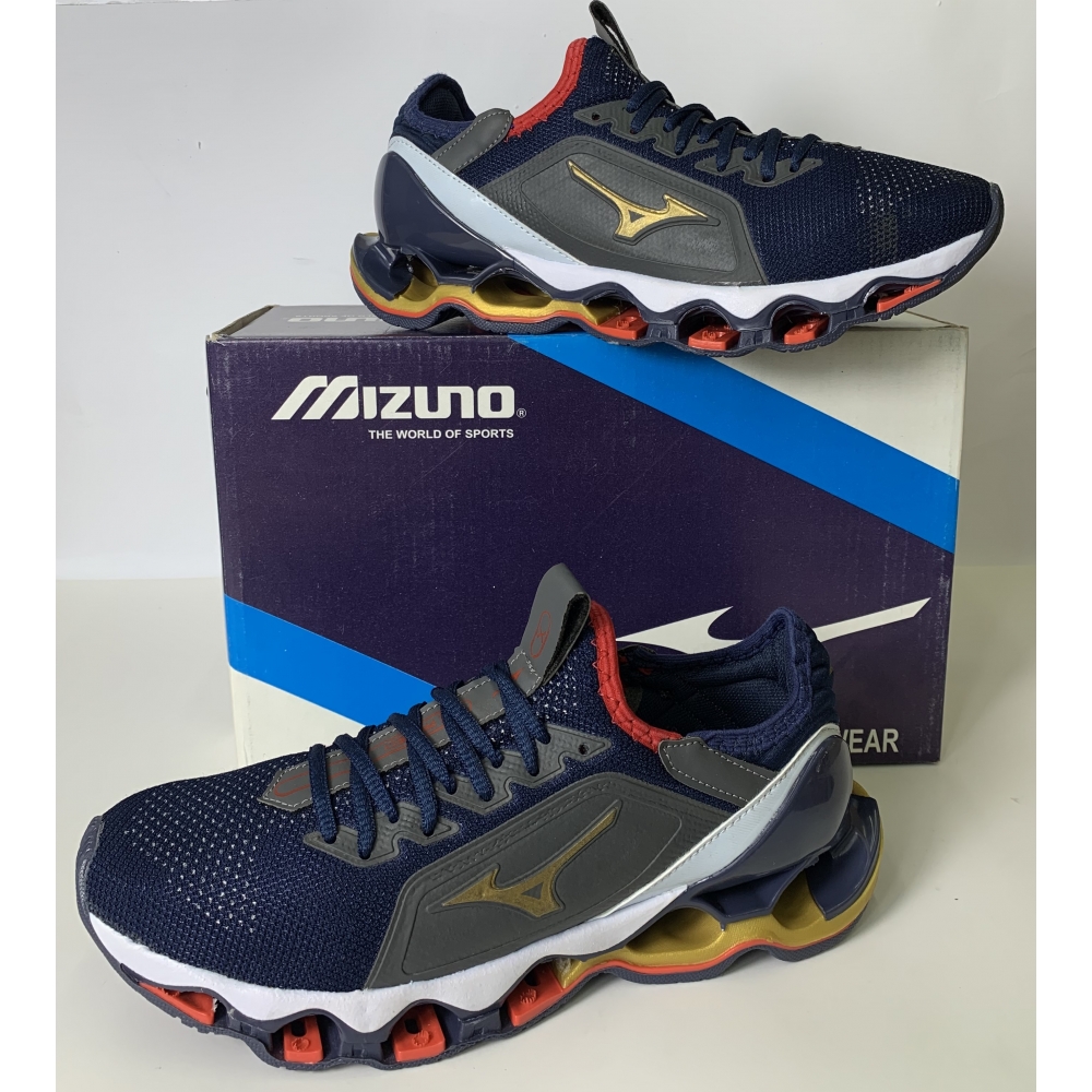 Mizuno Pro 11 - Marinho Dourado