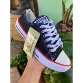 All Star Tradicional - Preto LN Vermelha