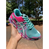 Asics - Verde Água Rosa