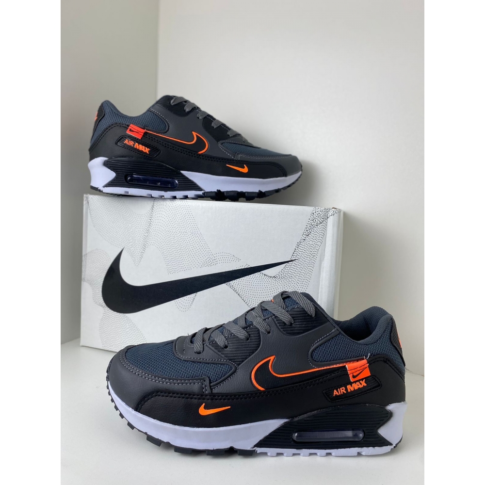 Air Max 90 - Grafite Laranja