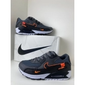 Air Max 90 - Grafite Laranja