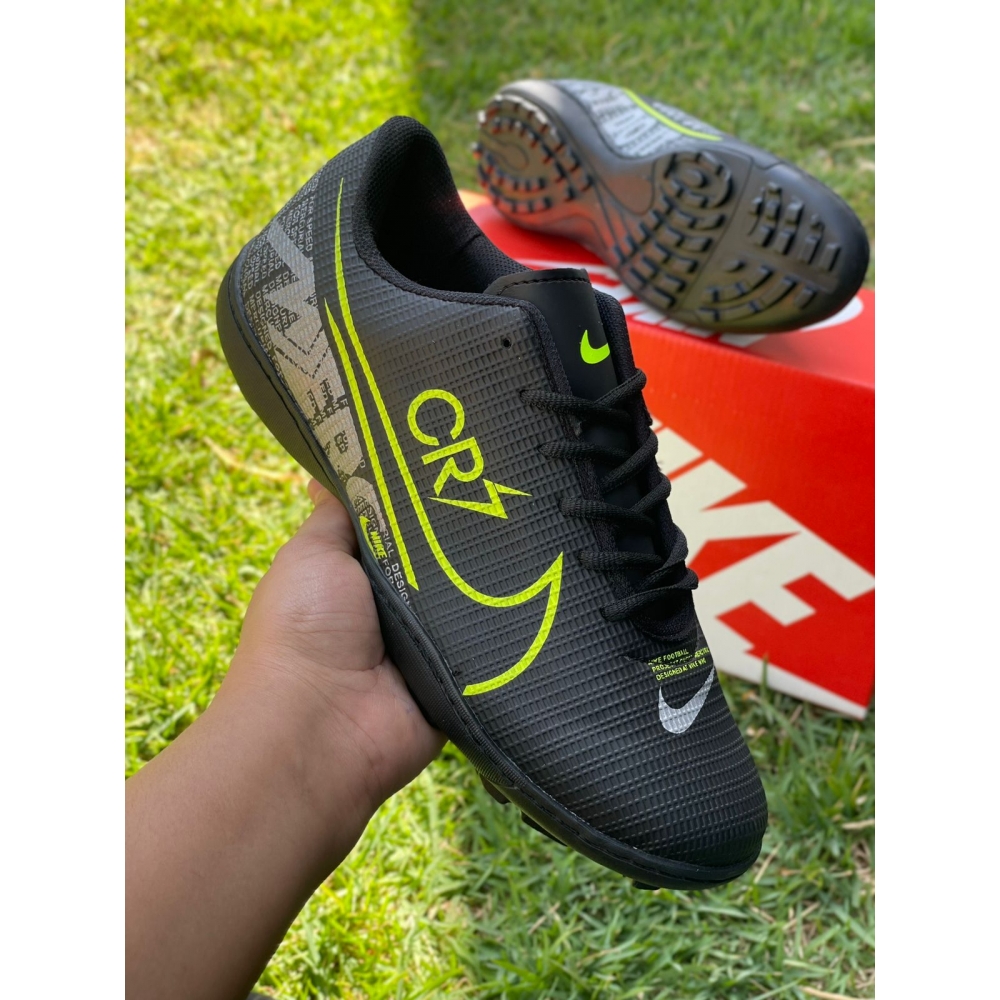 Chuteira Nike CR7 - Preto Verde