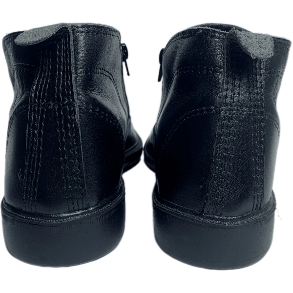 Botina zíper - Preto