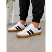 Tênis Casual Kadan - Branco sola Caramelo