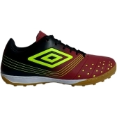 Chuteira Umbro Society - Preto Vermelho