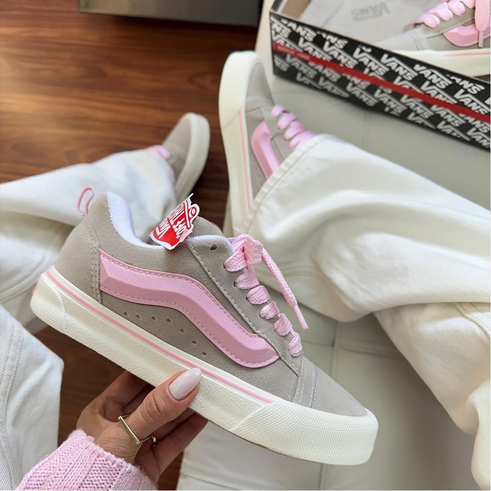 Vans KNU - Rosa Cinza