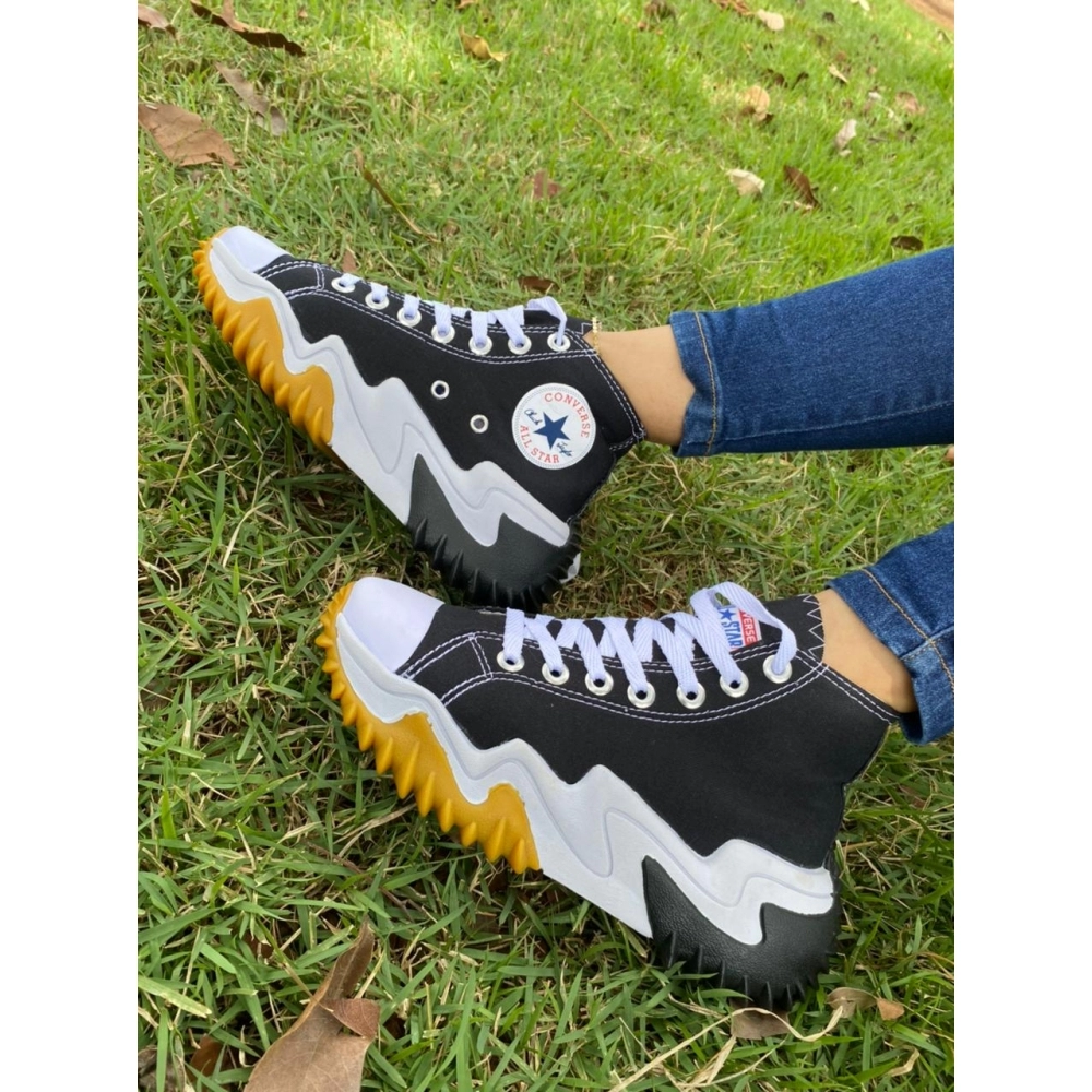 All Star Botinha Tratorado - Preto