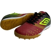 Chuteira Umbro Society - Preto Vermelho