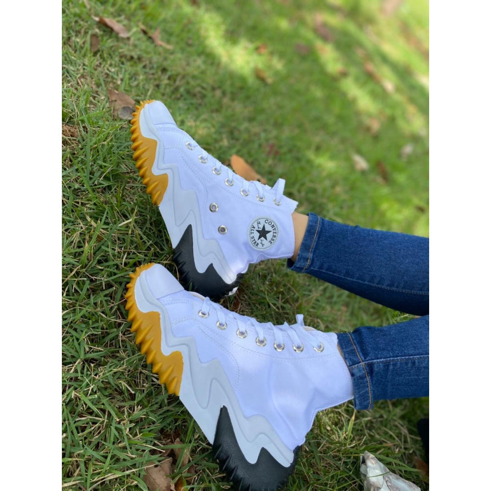 All Star Botinha Tratorado - Branco