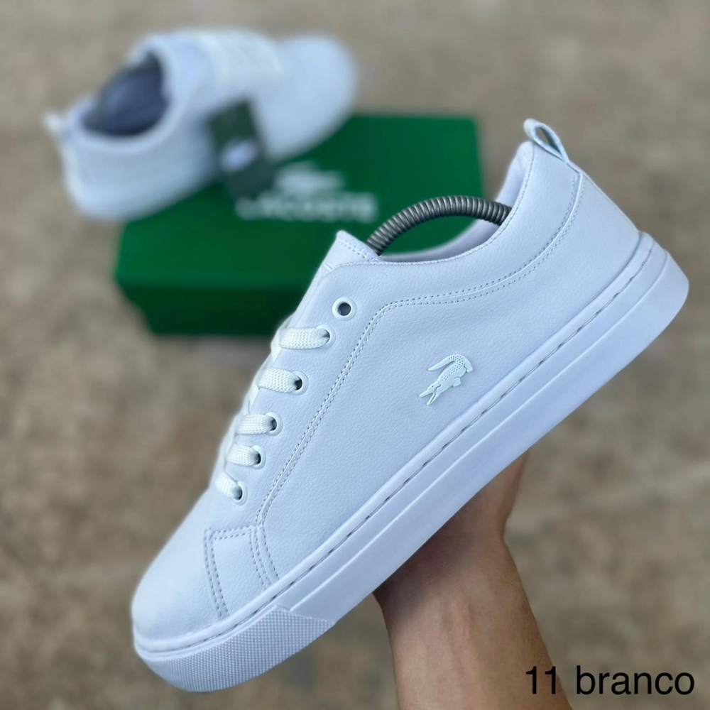 Sapatênis Lacoste Casual - Todo Branco