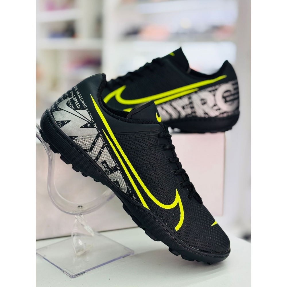 Chuteira Nike Society - Preto Limão